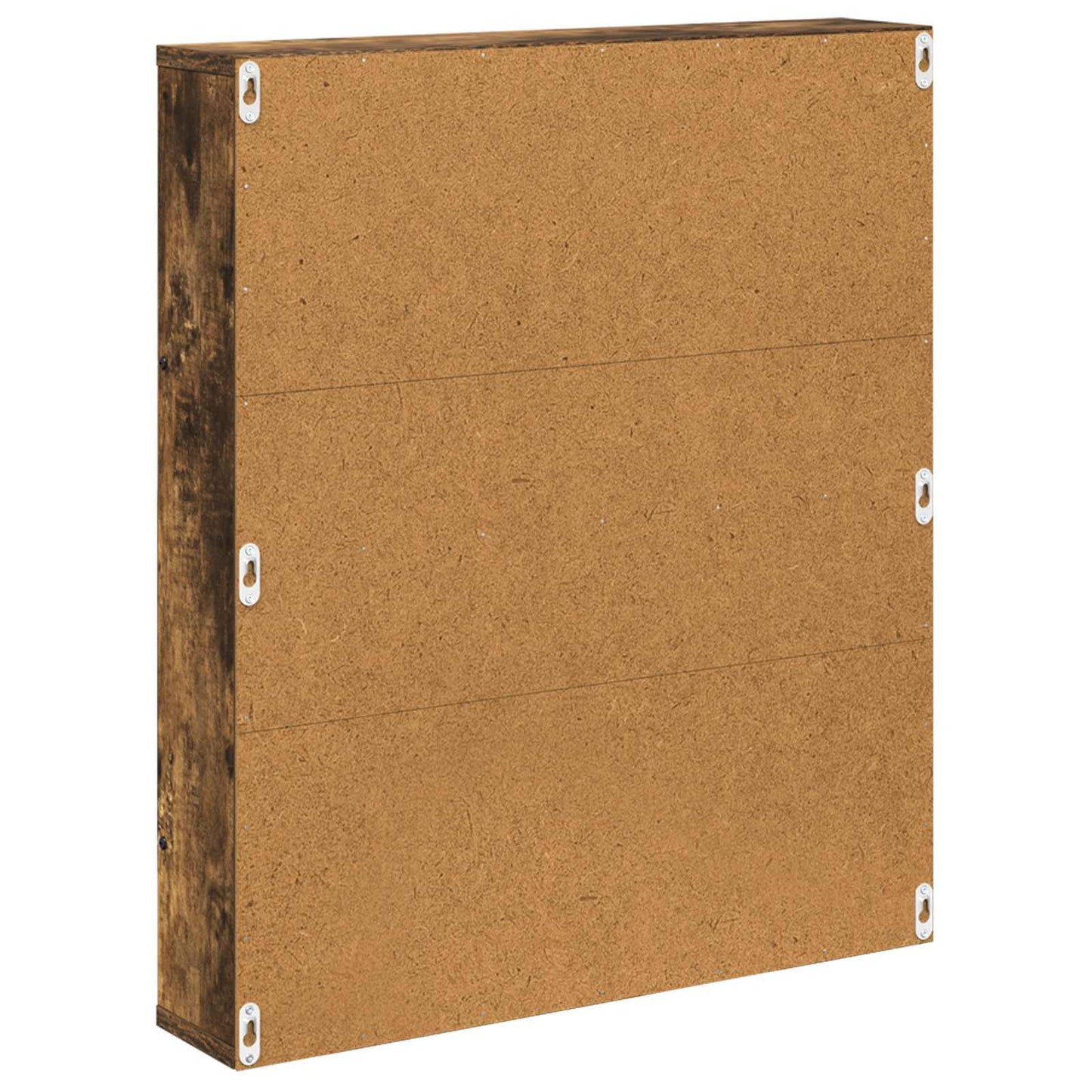 vidaXL Magazine Rack Smoked Oak 60 x 12 x 70 cm Engineered Wood