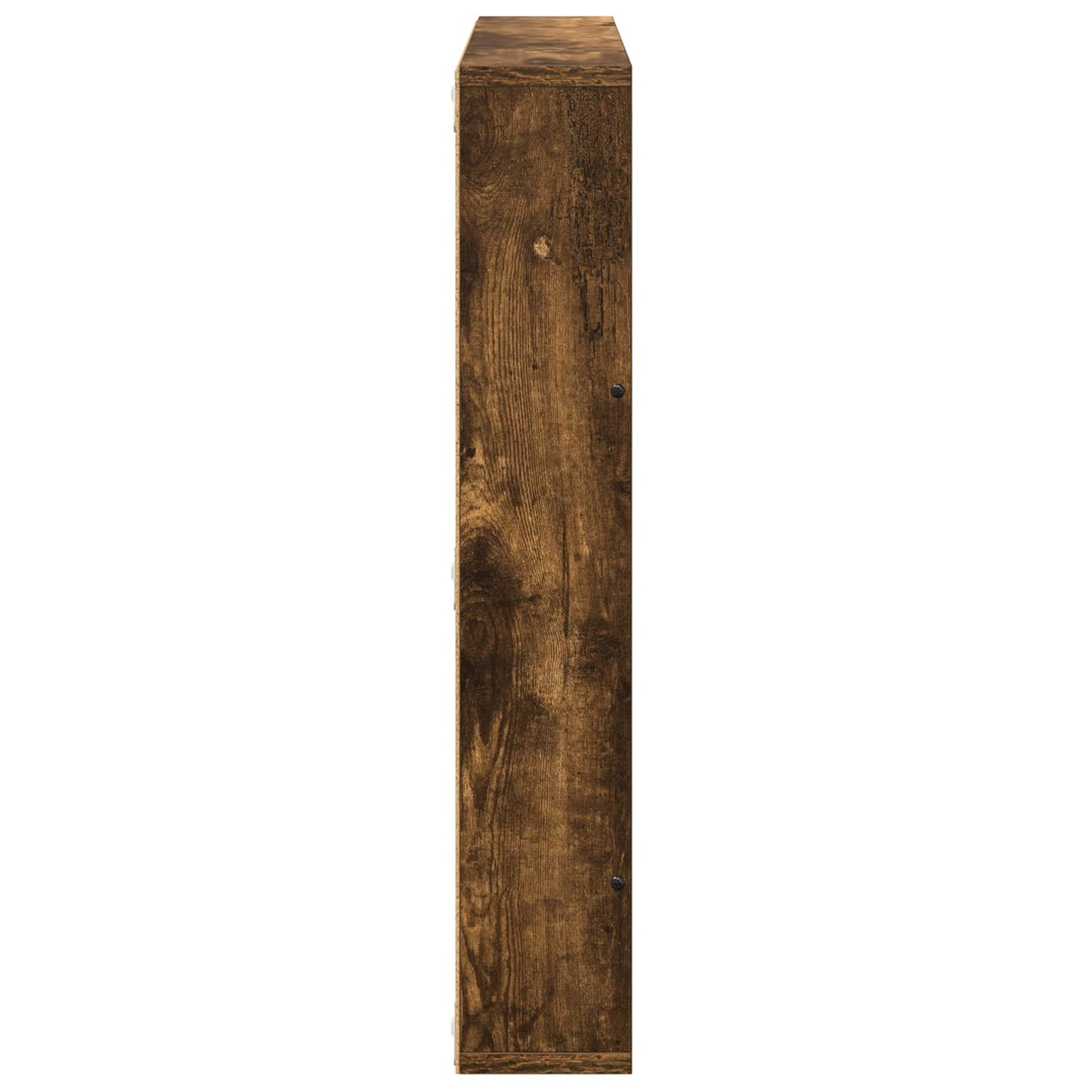 vidaXL Magazine Rack Smoked Oak 60 x 12 x 70 cm Engineered Wood