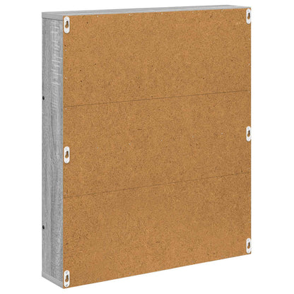 vidaXL Magazine Rack Grey Sonoma 60 x 12 x 70 cm Engineered Wood