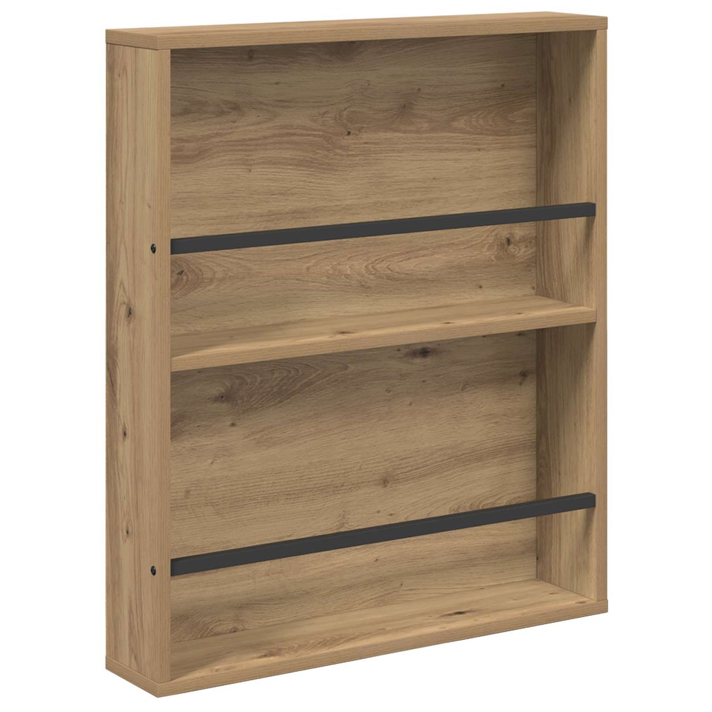 vidaXL Magazine Rack Artisan Oak 60 x 12 x 70 cm Engineered Wood