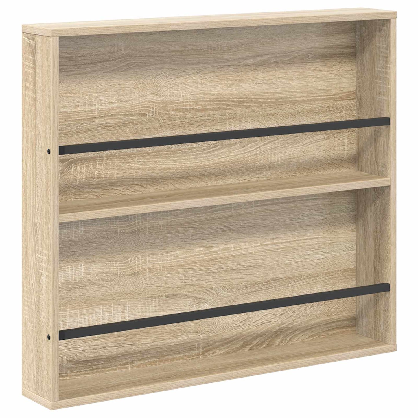 vidaXL Magazine Rack Sonoma Oak 80 x 12 x 70 cm Engineered Wood