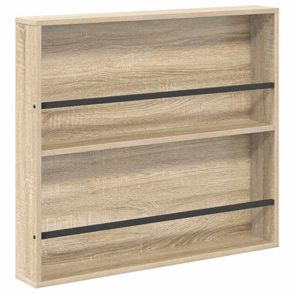 vidaXL Magazine Rack Sonoma Oak 80 x 12 x 70 cm Engineered Wood
