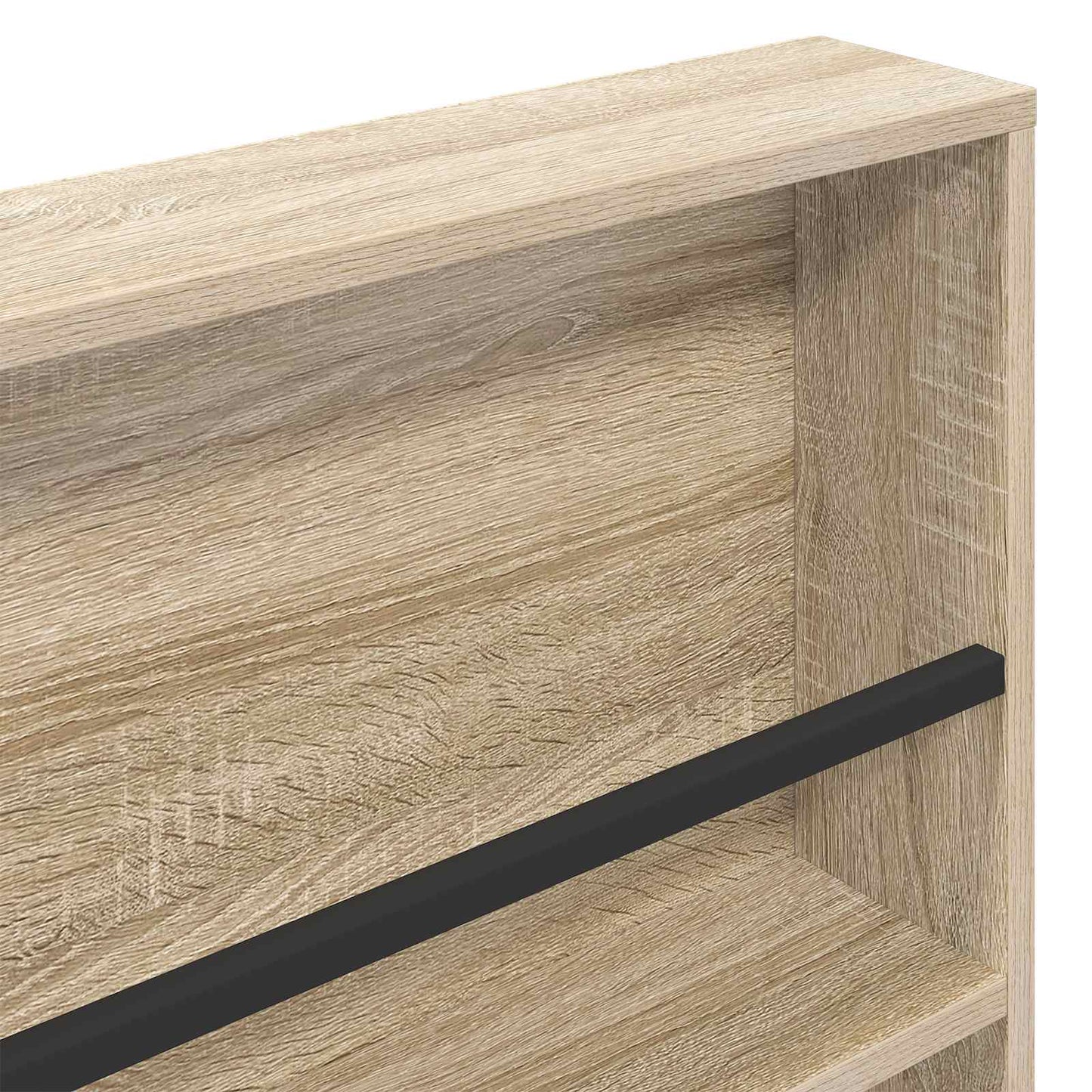 vidaXL Magazine Rack 2 pcs Sonoma Oak 80 x 12 x 70 cm Engineered Wood