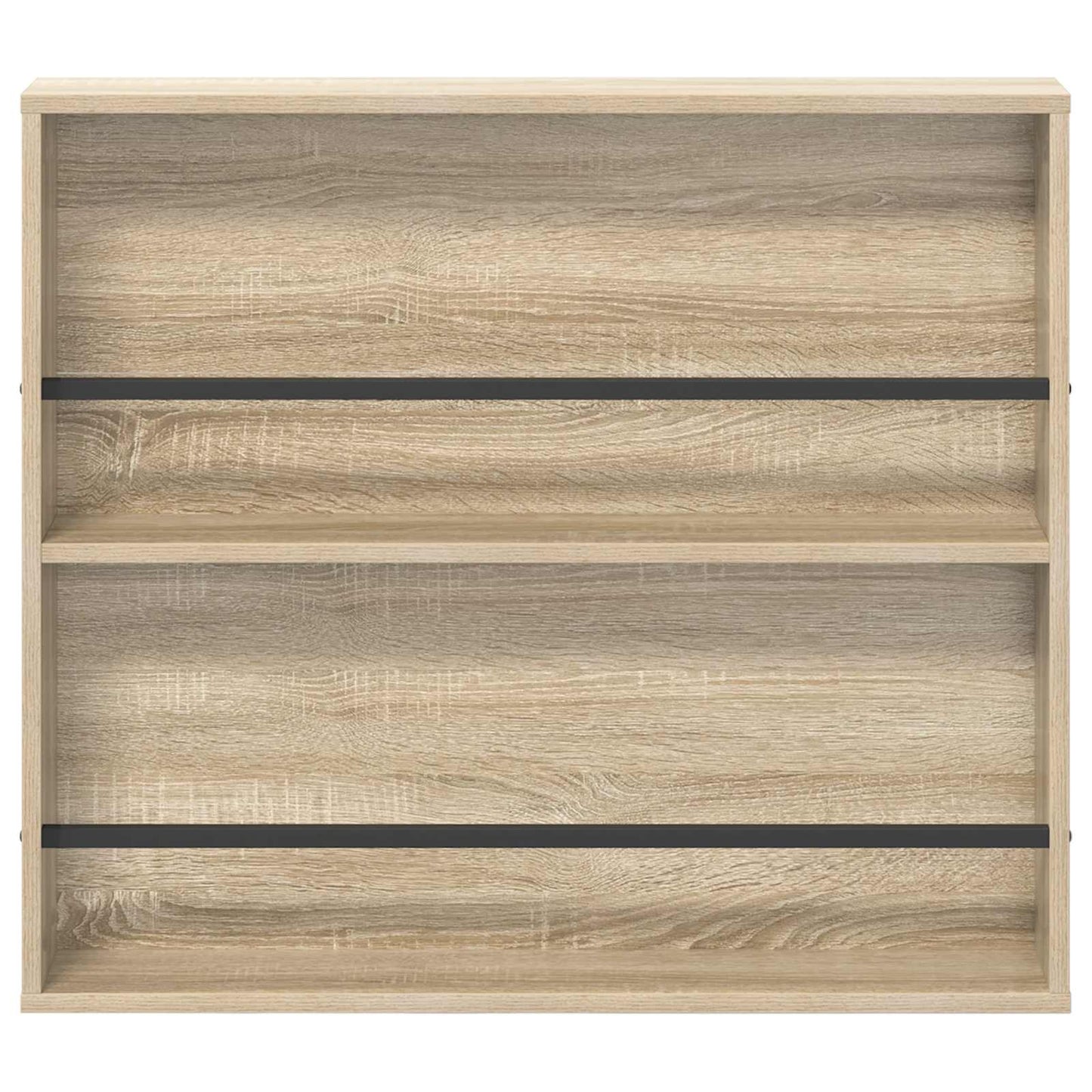 vidaXL Magazine Rack 2 pcs Sonoma Oak 80 x 12 x 70 cm Engineered Wood