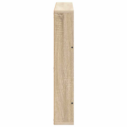vidaXL Magazine Rack 2 pcs Sonoma Oak 80 x 12 x 70 cm Engineered Wood