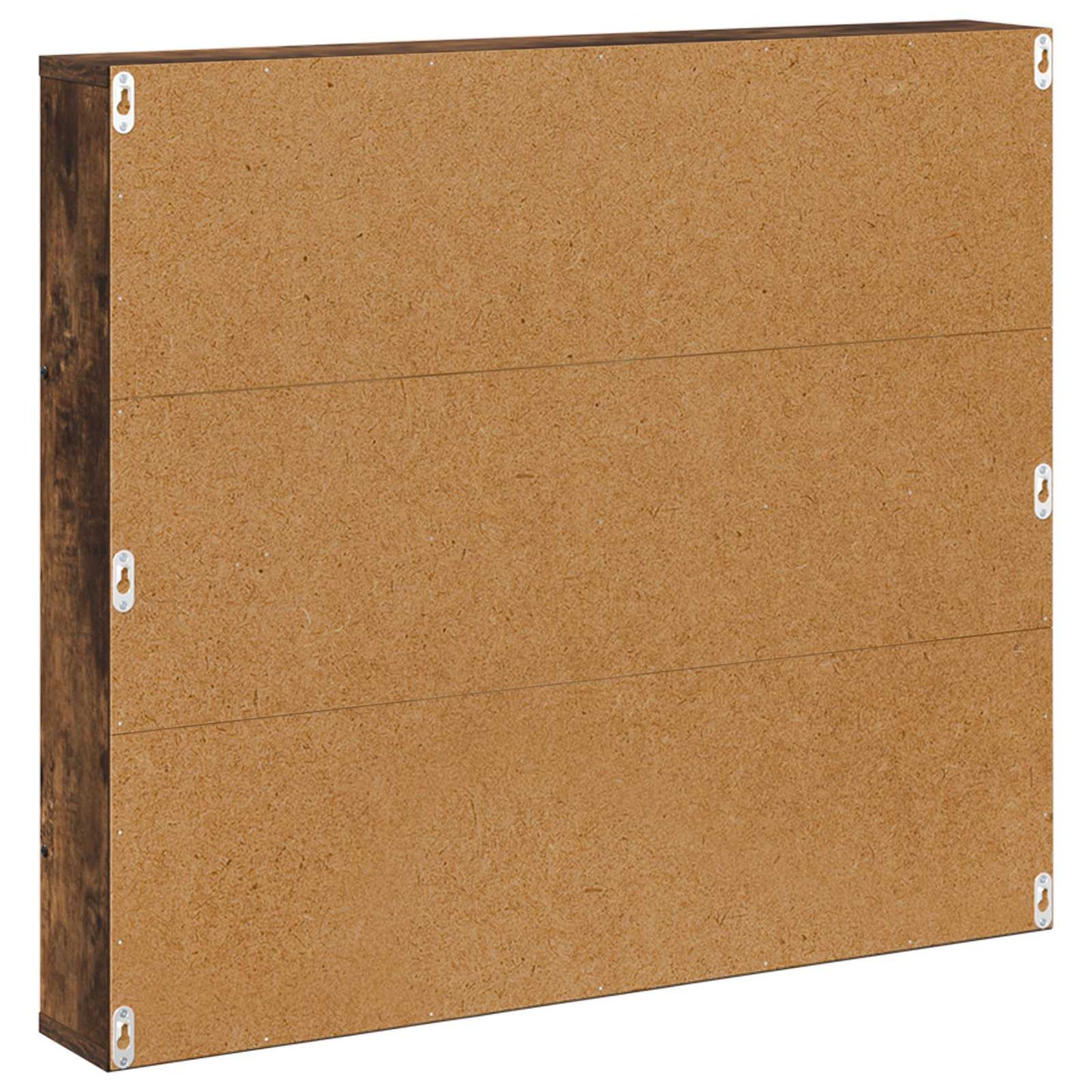 vidaXL Magazine Rack Smoked Oak 80 x 12 x 70 cm Engineered Wood