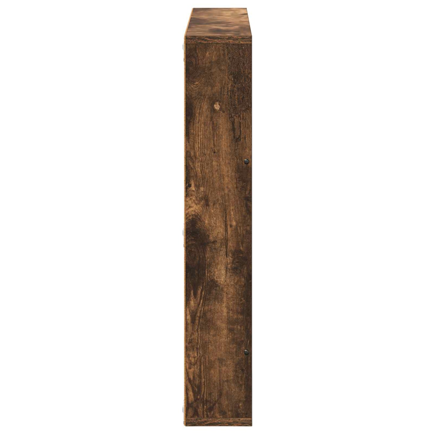 vidaXL Magazine Rack Smoked Oak 80 x 12 x 70 cm Engineered Wood