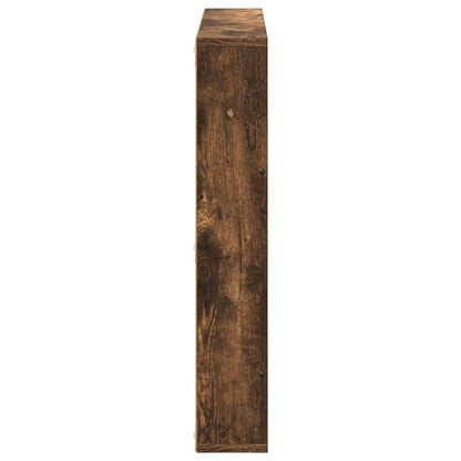 vidaXL Magazine Rack 2 pcs Smoked Oak 80 x 12 x 70 cm Engineered Wood
