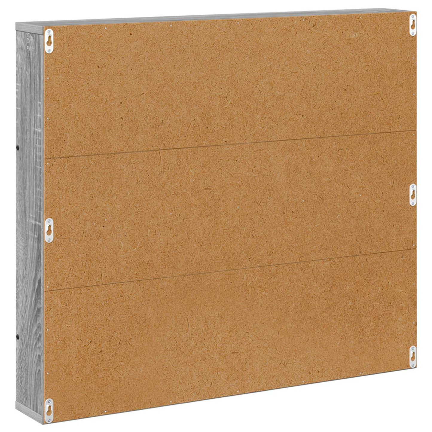 vidaXL Magazine Rack Grey Sonoma 80 x 12 x 70 cm Engineered Wood
