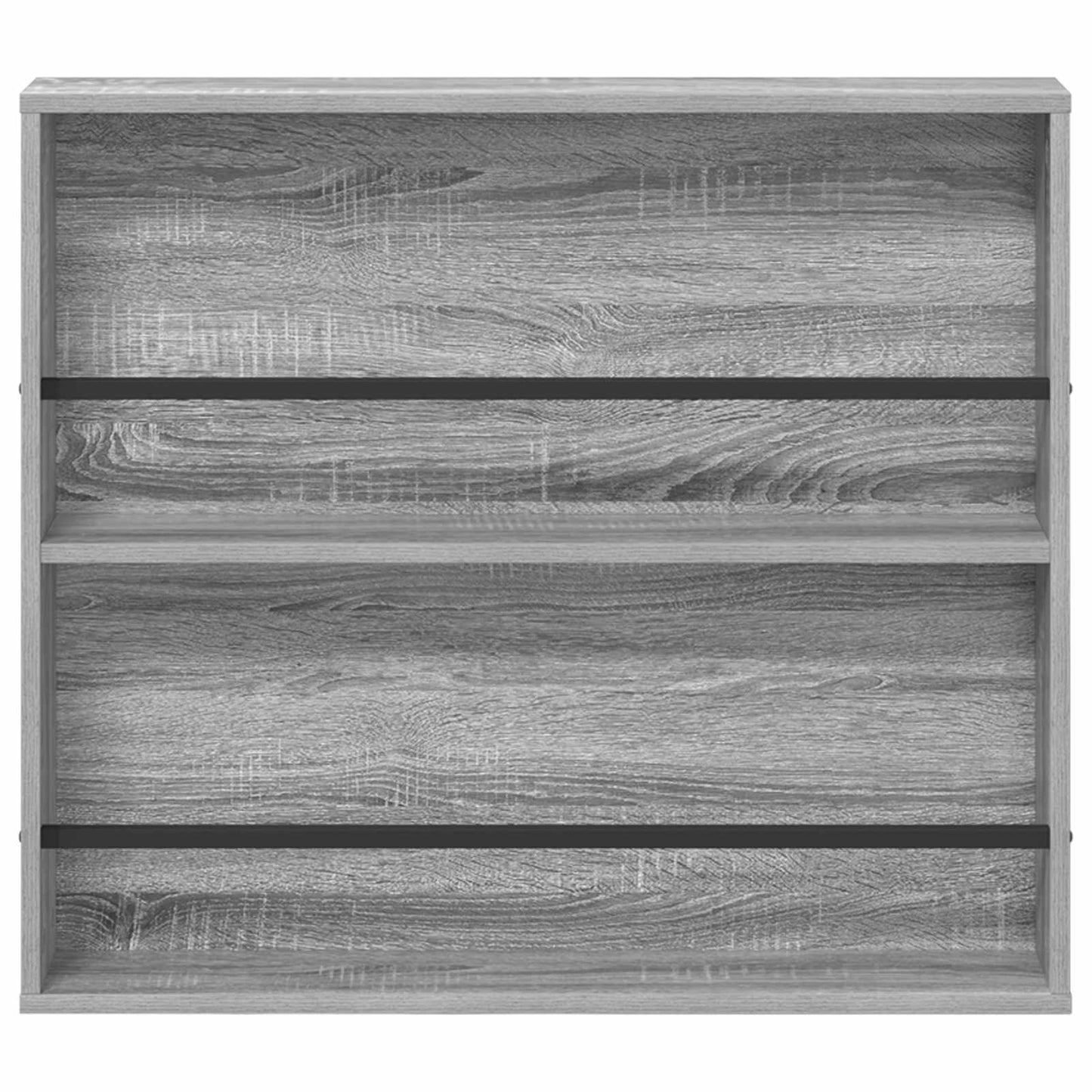 vidaXL Magazine Rack Grey Sonoma 80 x 12 x 70 cm Engineered Wood