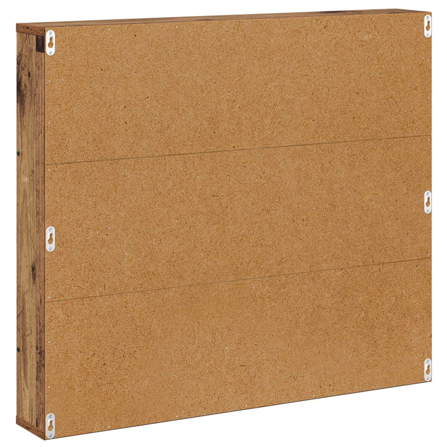 vidaXL Magazine Rack Old Wood 80 x 12 x 70 cm Engineered Wood