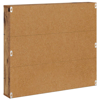 vidaXL Magazine Rack Old Wood 80 x 12 x 70 cm Engineered Wood