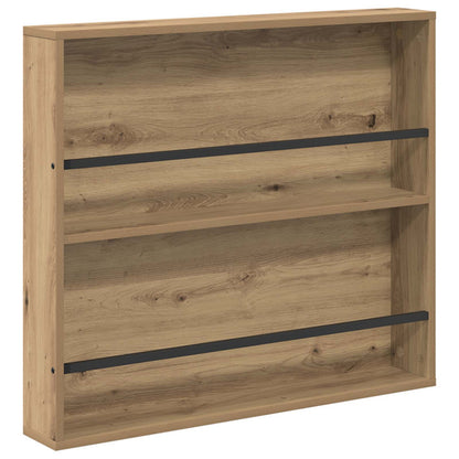 vidaXL Magazine Rack 2 pcs Artisan Oak 80 x 12 x 70 cm Engineered Wood
