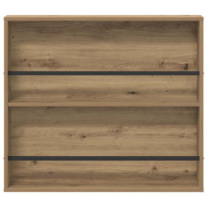 vidaXL Magazine Rack 2 pcs Artisan Oak 80 x 12 x 70 cm Engineered Wood
