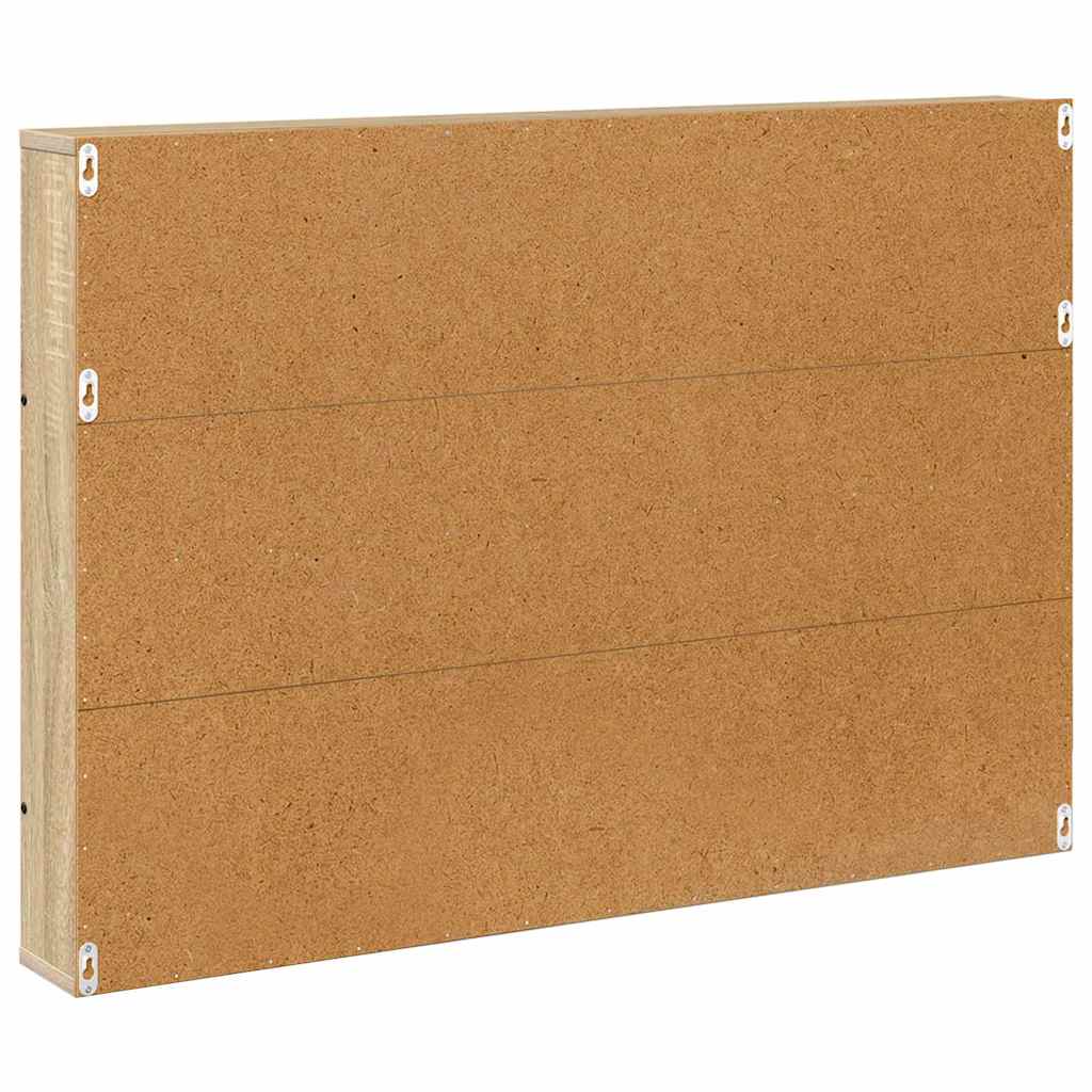 vidaXL Magazine Rack Sonoma Oak 100 x 12 x 70 cm Engineered Wood