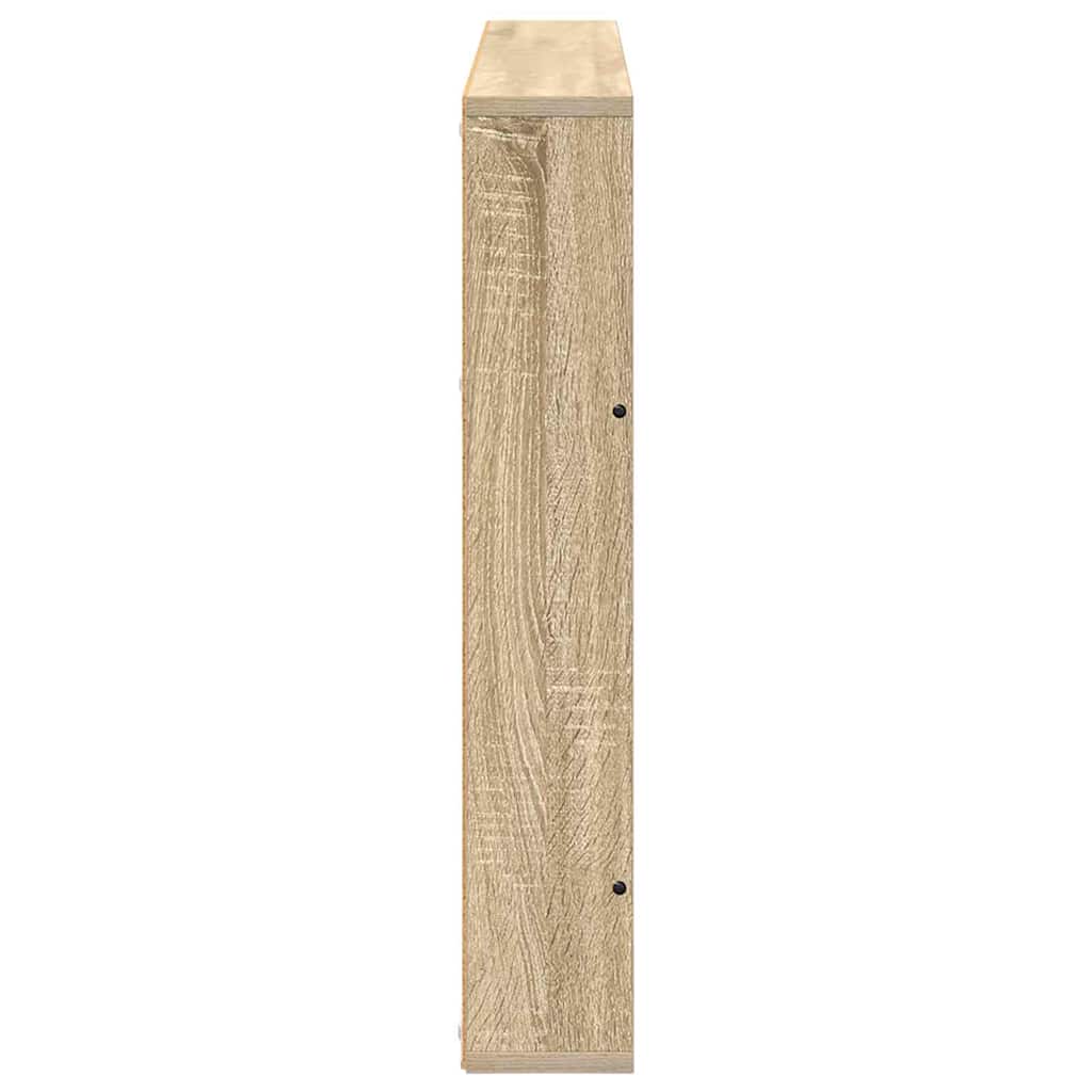 vidaXL Magazine Rack Sonoma Oak 100 x 12 x 70 cm Engineered Wood