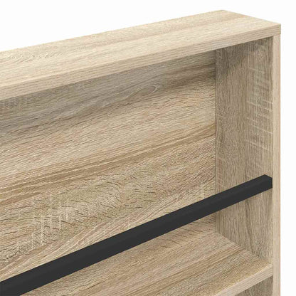 vidaXL Magazine Rack 2 pcs Sonoma Oak 100 x 12 x 70 cm Engineered Wood