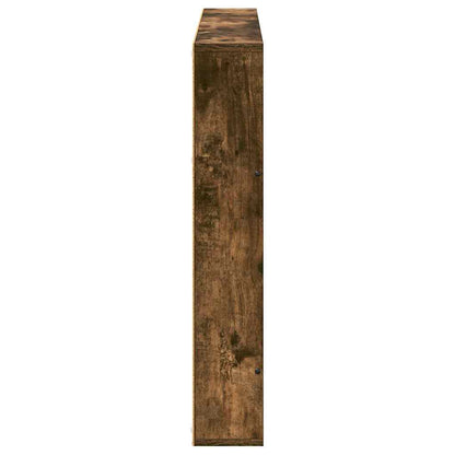 vidaXL Magazine Rack Smoked Oak 100 x 12 x 70 cm Engineered Wood