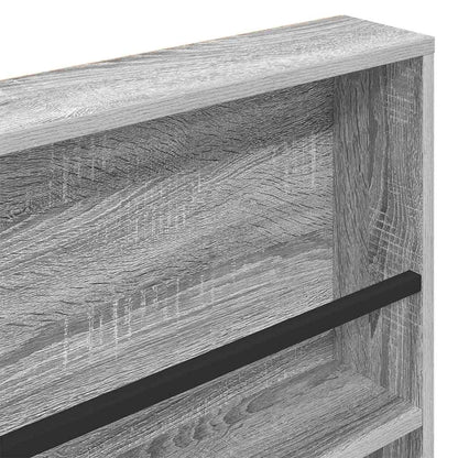 vidaXL Magazine Rack Grey Sonoma 100 x 12 x 70 cm Engineered Wood
