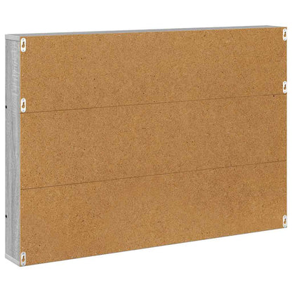 vidaXL Magazine Rack Grey Sonoma 100 x 12 x 70 cm Engineered Wood