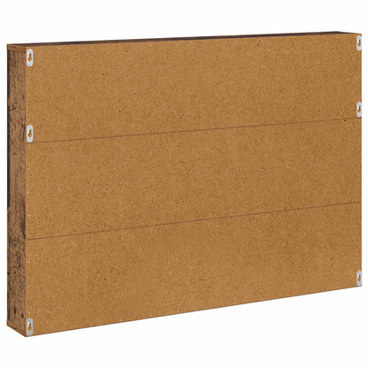vidaXL Magazine Rack Old Wood 100 x 12 x 70 cm Engineered Wood