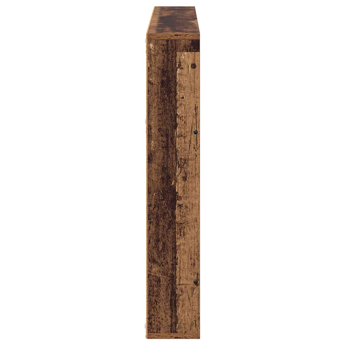 vidaXL Magazine Rack Old Wood 100 x 12 x 70 cm Engineered Wood
