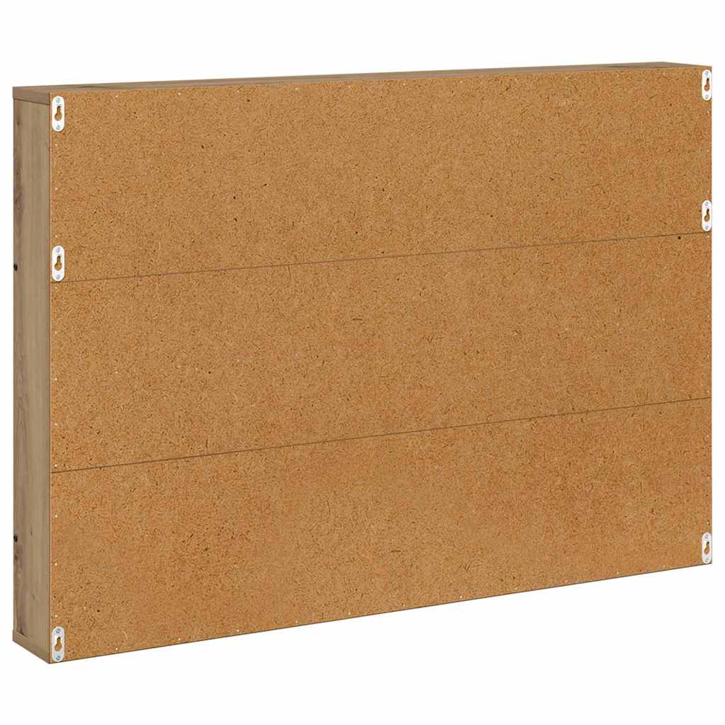 vidaXL Magazine Rack Artisan Oak 100 x 12 x 70 cm Engineered Wood