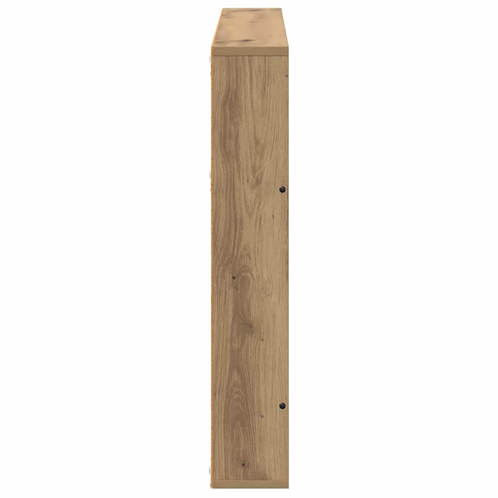 vidaXL Magazine Rack Artisan Oak 100 x 12 x 70 cm Engineered Wood