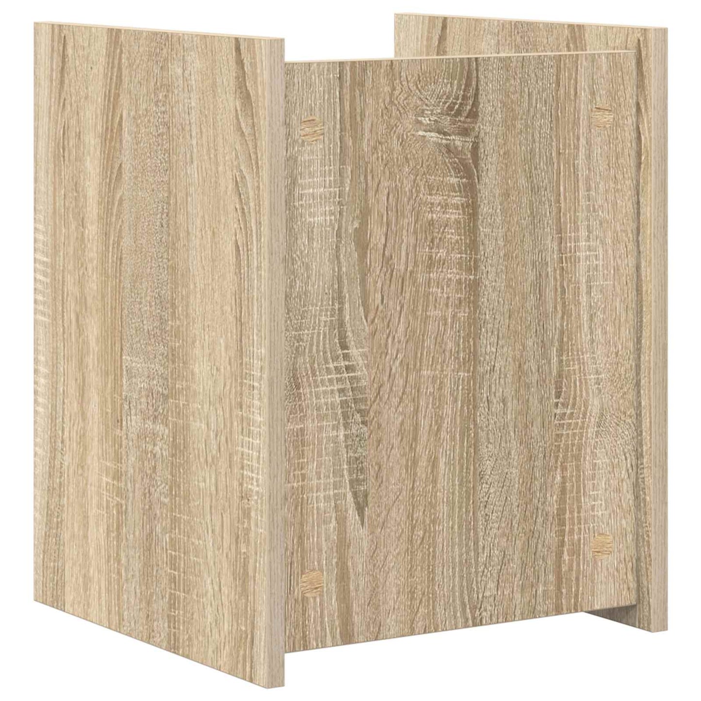 vidaXL Magazine Rack Sonoma Oak 35 x 35 x 45 cm Engineered Wood