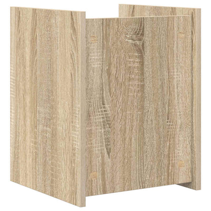 vidaXL Magazine Rack Sonoma Oak 35 x 35 x 45 cm Engineered Wood