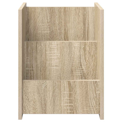 vidaXL Magazine Rack Sonoma Oak 35 x 35 x 45 cm Engineered Wood