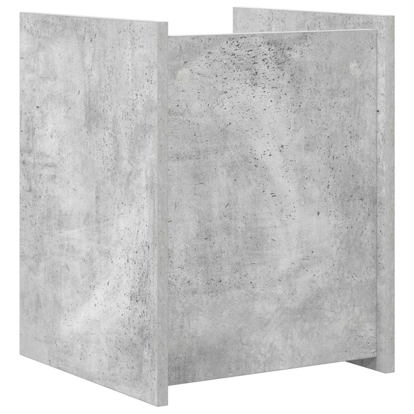 vidaXL Magazine Rack Concerte Grey 35 x 35 x 45 cm Engineered Wood