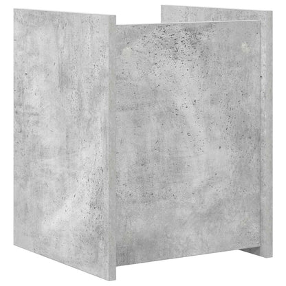 vidaXL Magazine Rack Concerte Grey 35 x 35 x 45 cm Engineered Wood
