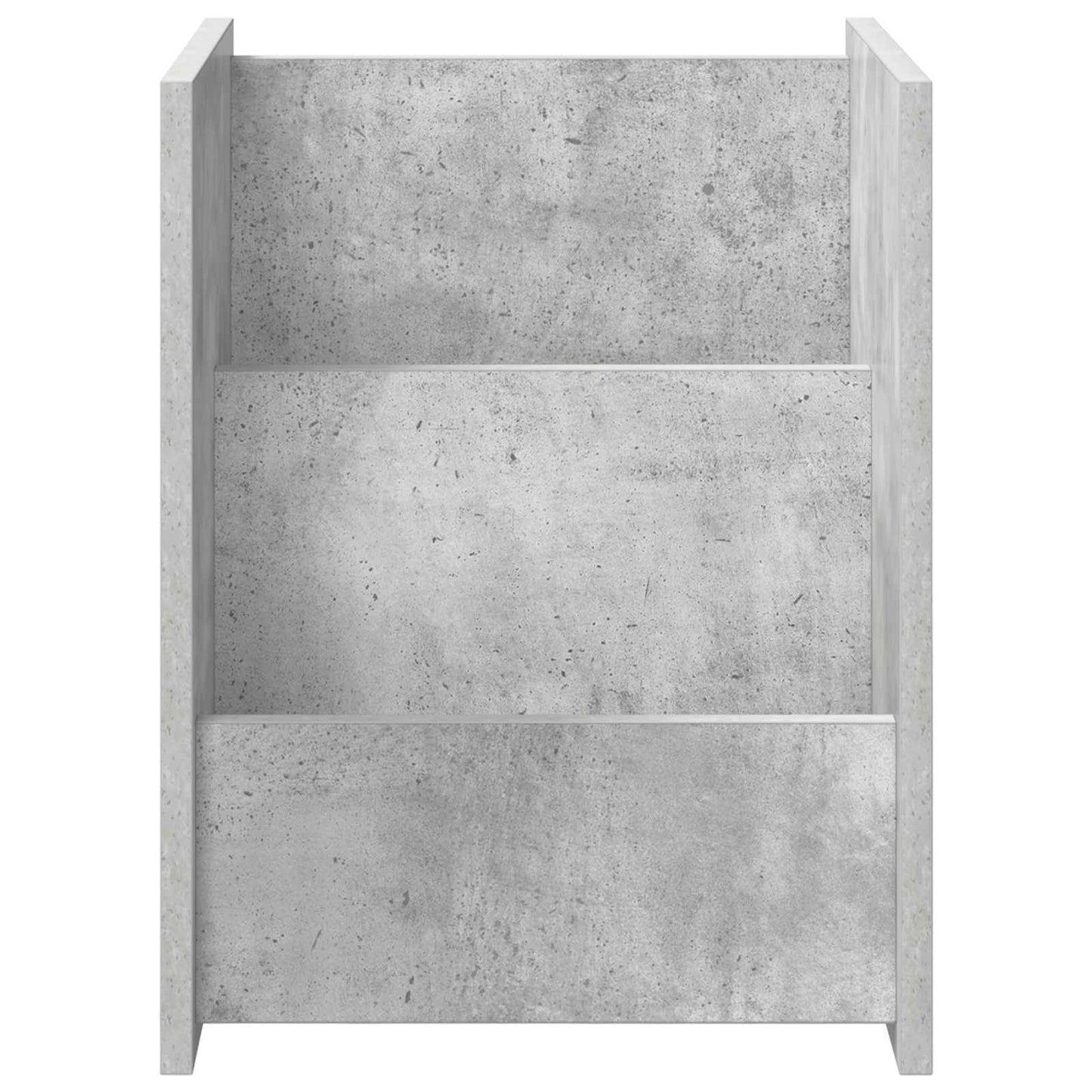vidaXL Magazine Rack Concerte Grey 35 x 35 x 45 cm Engineered Wood