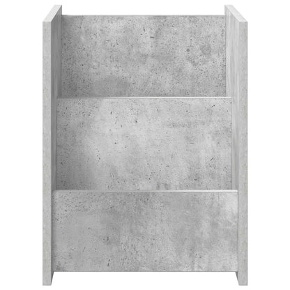 vidaXL Magazine Rack Concerte Grey 35 x 35 x 45 cm Engineered Wood