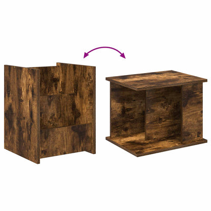 vidaXL Magazine Rack Smoked Oak 35 x 35 x 45 cm Engineered Wood