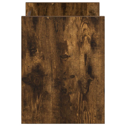 vidaXL Magazine Rack Smoked Oak 35 x 35 x 45 cm Engineered Wood