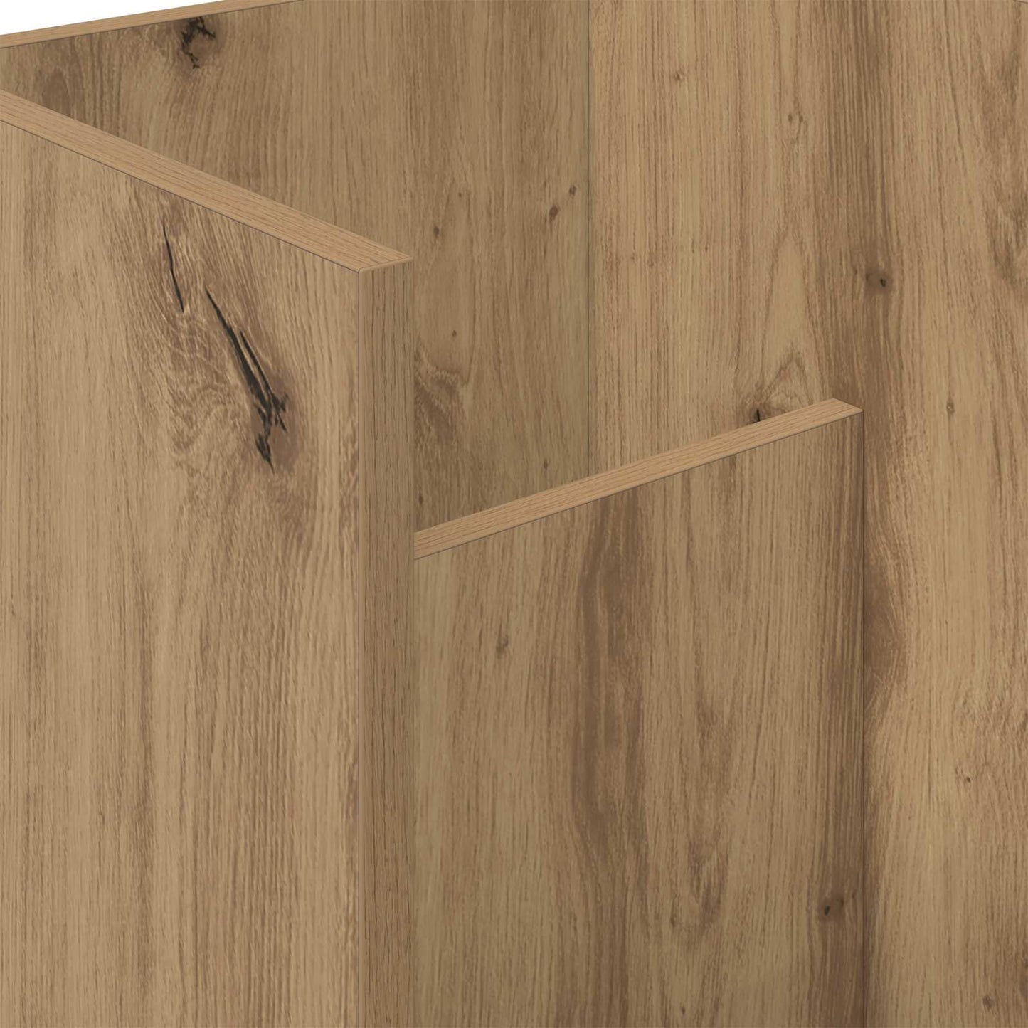 vidaXL Magazine Rack Artisan Oak 35 x 35 x 45 cm Engineered Wood