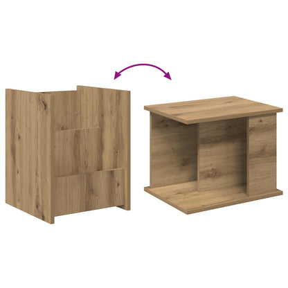 vidaXL Magazine Rack Artisan Oak 35 x 35 x 45 cm Engineered Wood