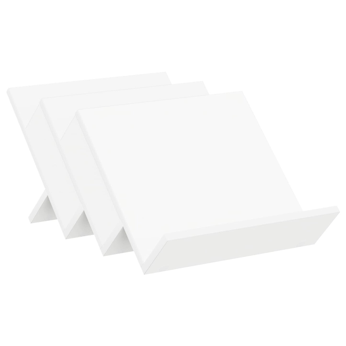 vidaXL Magazine Rack White 53 x 40 x 28.5 cm Engineered Wood