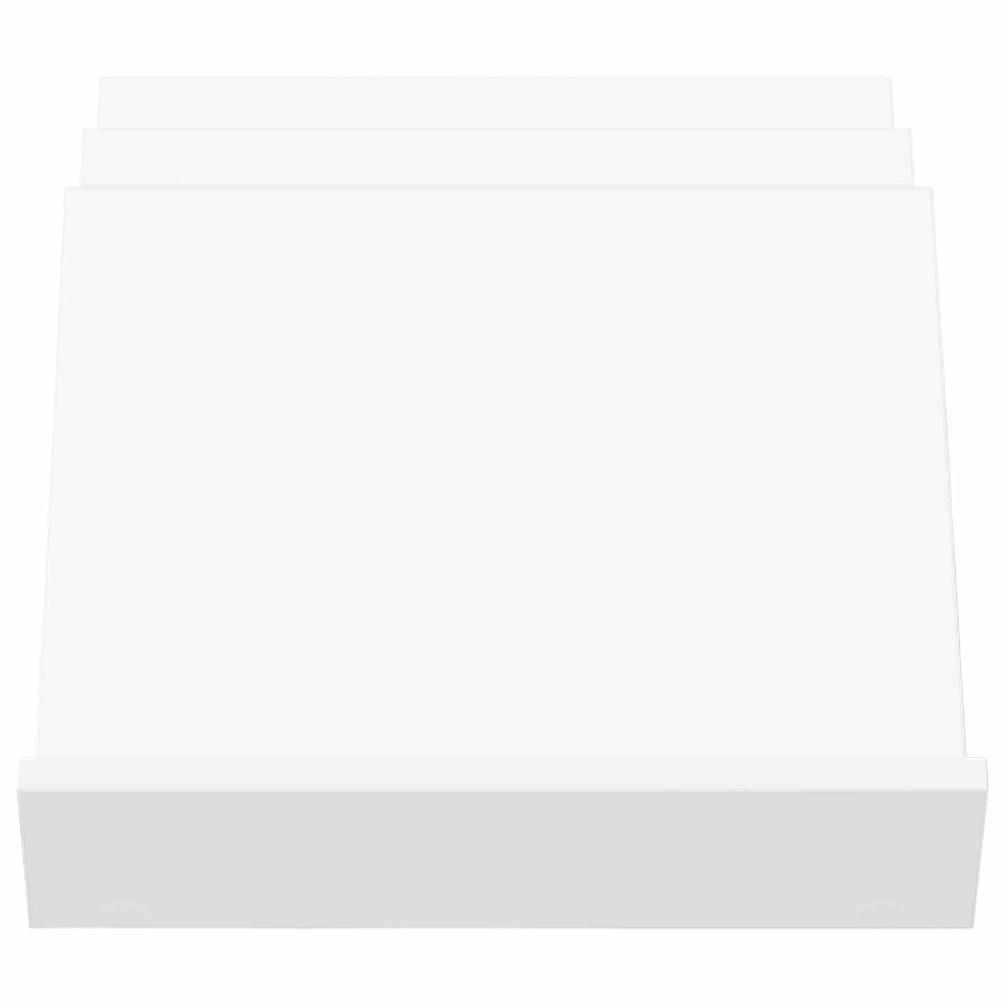 vidaXL Magazine Rack White 53 x 40 x 28.5 cm Engineered Wood
