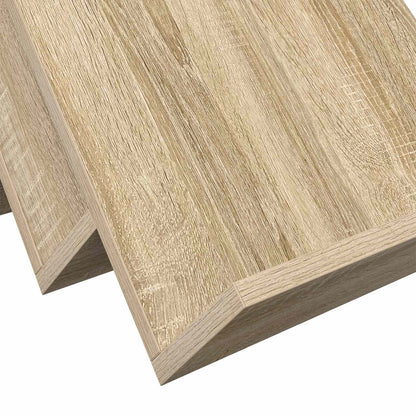 vidaXL Magazine Rack Sonoma Oak 53 x 40 x 28.5 cm Engineered Wood