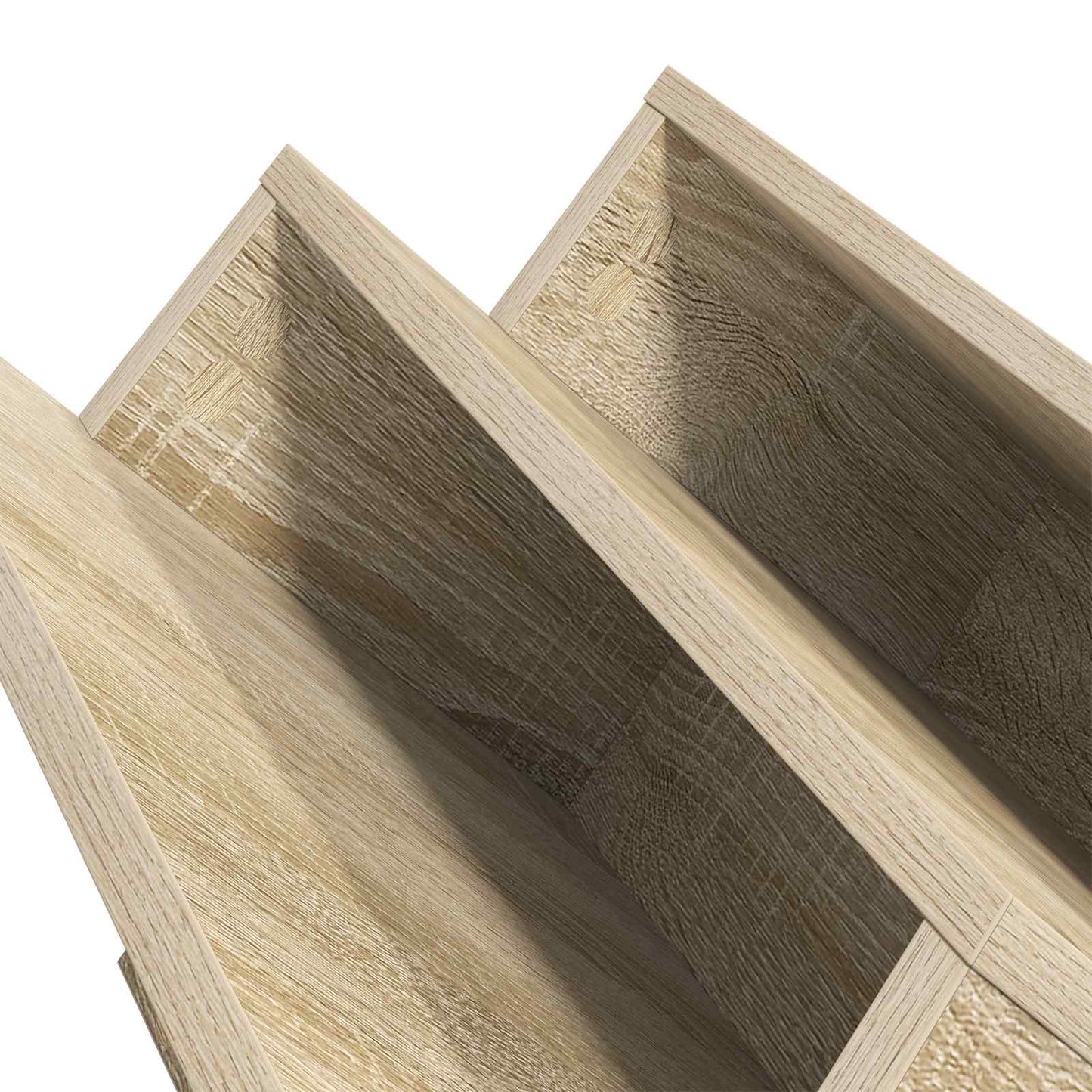 vidaXL Magazine Rack Sonoma Oak 53 x 40 x 28.5 cm Engineered Wood