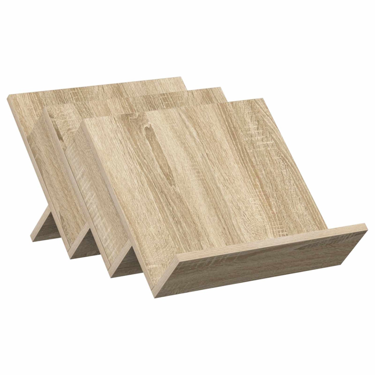 vidaXL Magazine Rack Sonoma Oak 53 x 40 x 28.5 cm Engineered Wood