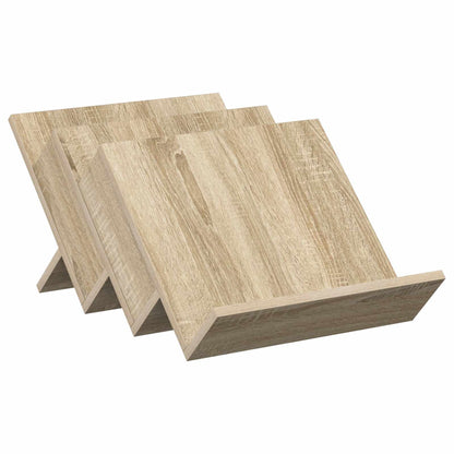 vidaXL Magazine Rack Sonoma Oak 53 x 40 x 28.5 cm Engineered Wood