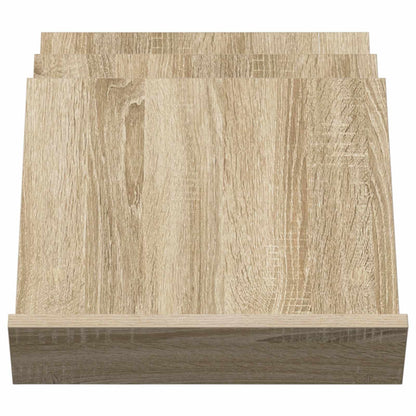 vidaXL Magazine Rack Sonoma Oak 53 x 40 x 28.5 cm Engineered Wood