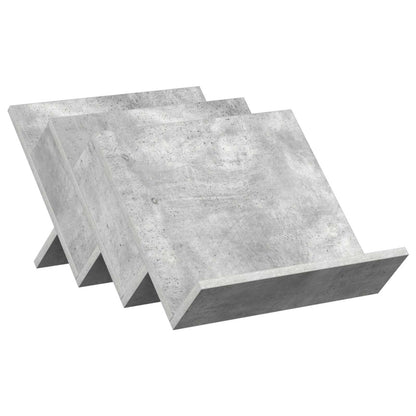 vidaXL Magazine Rack Concerte Grey 53 x 40 x 28.5 cm Engineered Wood