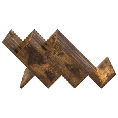 vidaXL Magazine Rack Smoked Oak 53 x 40 x 28.5 cm Engineered Wood