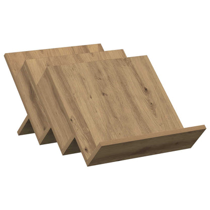 vidaXL Magazine Rack Artisan Oak 53 x 40 x 28.5 cm Engineered Wood