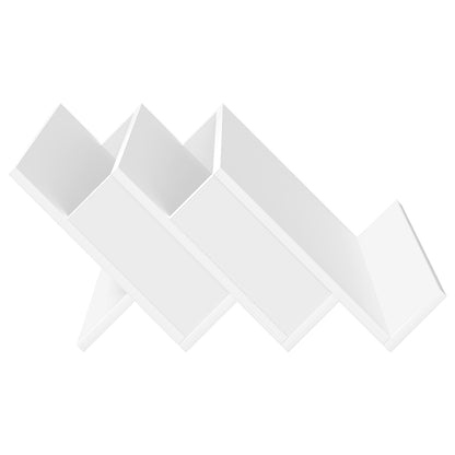 vidaXL Magazine Rack White 65 x 53 x 28.5 cm Engineered Wood